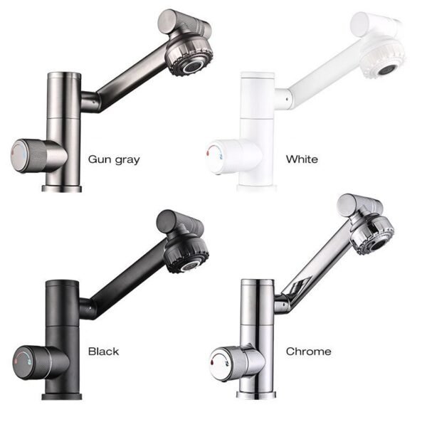 Modern Stainless Steel Single Lever Brushed Washing Mixer Taps Bathroom Basin Sinks Faucets - 图片 6