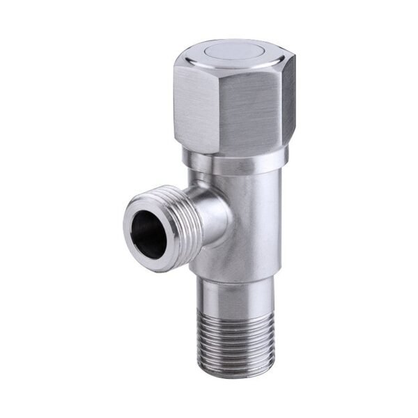 High Quality Stainless Steel Angle Valve 1/2" 3/4" Chrome Plated For Under Sink Bathroom Plumbing Sanitarywares - 图片 3