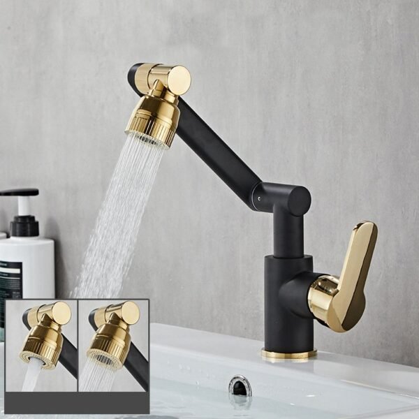 Basin Mixer Universal Faucet Household Bathroom Washbasin Rotation Mixer - 图片 4