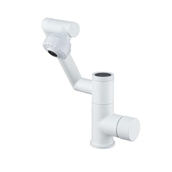 White Color Hydroelectric Power Digital Display Basin Mixer Smart Thermostatic Faucet Water Tap Rainfall Basin Mixer