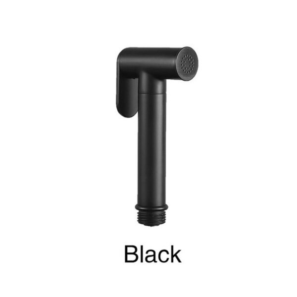 Black grey plated brass high pressure fulshing toilet sprayer shower shattaf bidet spray bathroom accessories - 图片 3