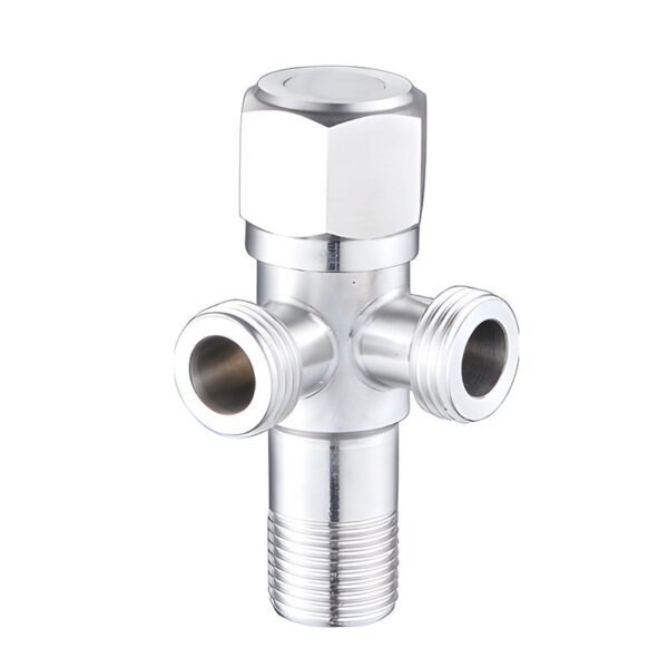 High Quality Stainless Steel Angle Valve 1/2" 3/4" Chrome Plated For Under Sink Bathroom Plumbing Sanitarywares - 图片 6