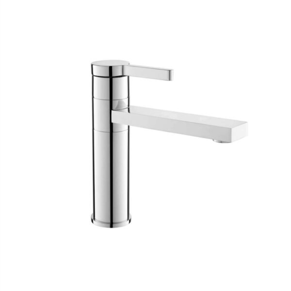 Stainless Steel Chrome Water Mixer Tap Wash Basin Swivel Faucet