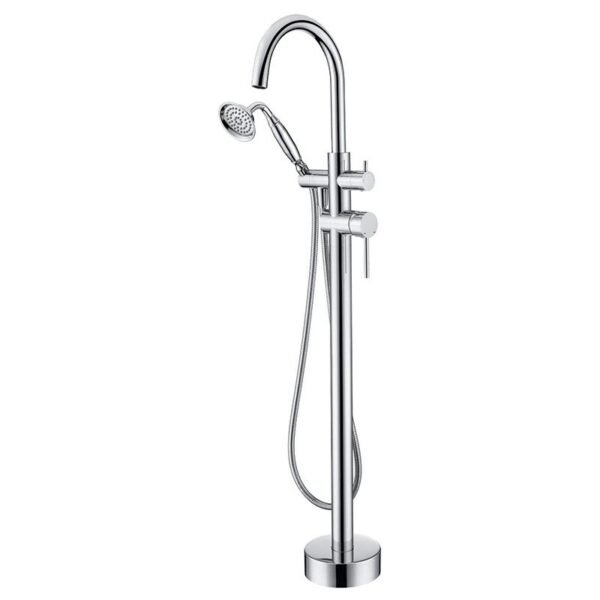 Luxurious Golden Water Shower Faucet Set Bathtub Faucet Mixer Floor Stand Bathtub Taps For bathroom - 图片 6