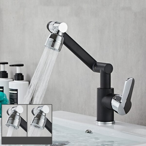 Basin Mixer Universal Faucet Household Bathroom Washbasin Rotation Mixer - 图片 6