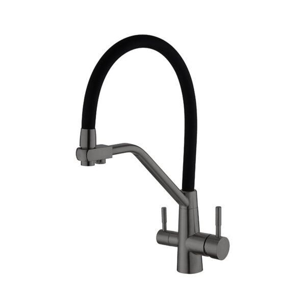 Chrome Kitchen Faucet Pull Out Copper Kitchen Sink Taps Hot and Cold Kitchen Mixer Water Faucet - 图片 5