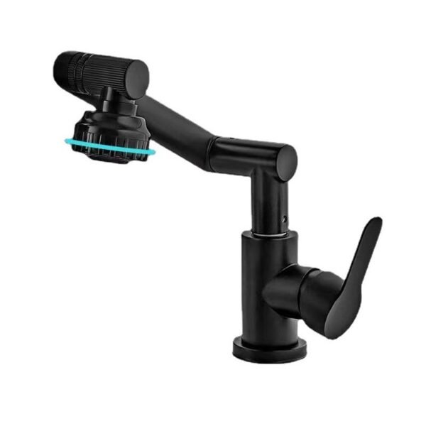 Great Brass Cold & Hot 1080 Degree Washbasin Mixer Mechanical Arm Faucet Structure Multifunctional Stream Sprayer Rotating Faucet