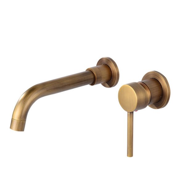 Gold Color Brass Embedded Shower Mixer - 图片 7