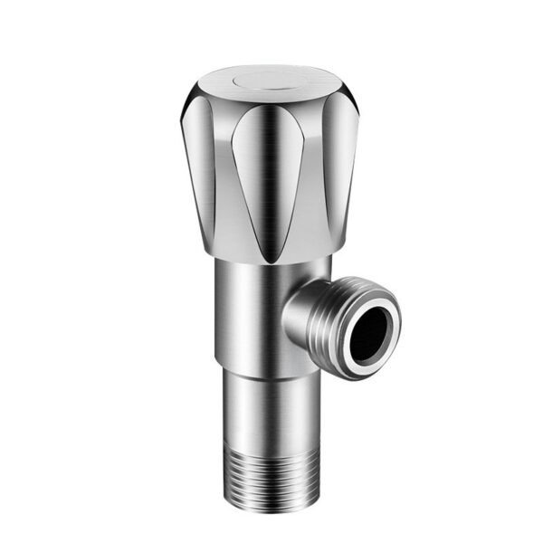 High Quality Stainless Steel Angle Valve 1/2" 3/4" Chrome Plated For Under Sink Bathroom Plumbing Sanitarywares - 图片 8