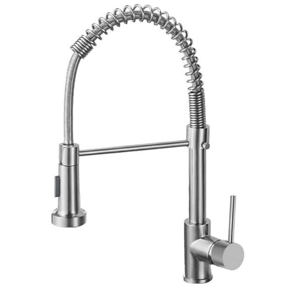 Universal Rotatable Tap Extender Swivel Extension Spring Pull Out Pull Down Sprayer Kitchen Faucet For Sink - 图片 2